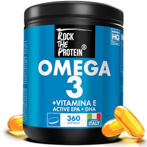 Rock The Protein® Integratore Omega 3 Olio di Pesce 2000 mg