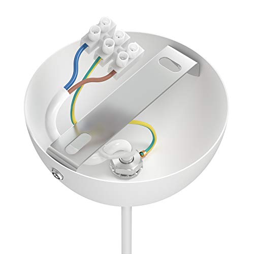ledscom.de Pendant Light/Hanging lamp DORI, White matt, 1x E27 max. 60W, Dori / White, 1 piece (pack of 1) - Image 3
