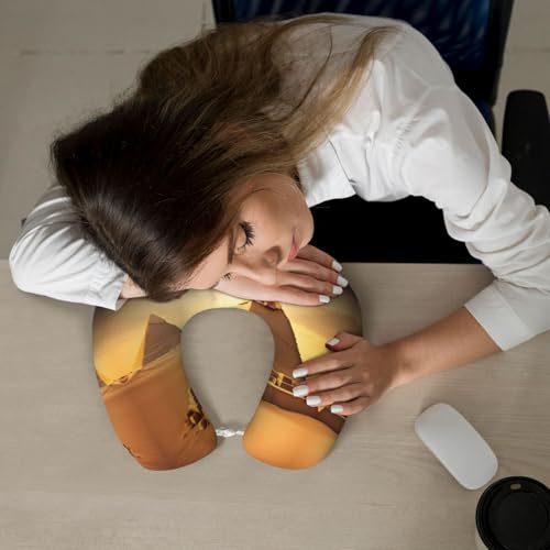 Almohada de poliéster negra para soporte cervical miniatura 7