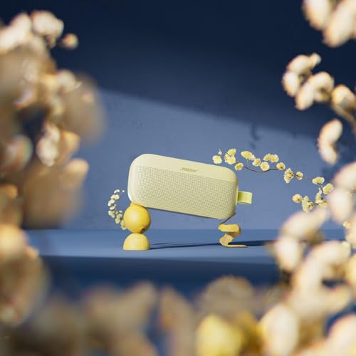 Image of Bose SoundLink Flex Bluetooth Speaker (2nd Gen) - Portable Outdoor Speaker with Hi-Fi Audio, Waterproof and Dustproof, USB-C, Up to 12 Hours Battery Life, Citrus Yellow - Limited Edition Color