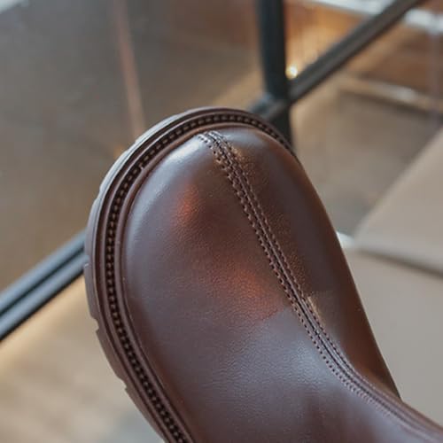 Girls Knee High Boots Low Heel Back Zipper Tall Riding Boots for Big Kids Youth Classic Western Cowboy Riding Shoes4