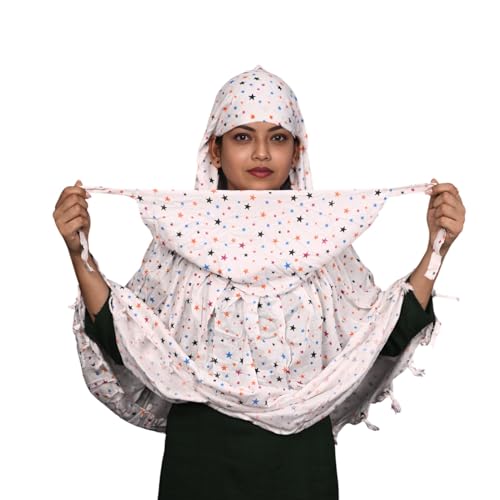 Image of HYLOL Pure Cotton Innovative Stylish Printed Pattern Fancy Scarf With Sun Protection Cover Face Cotton Mask for Women's and Girls