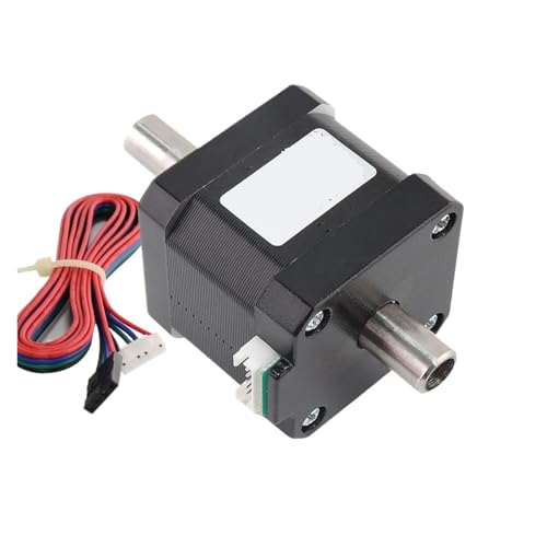 5PCS 42 dual-axis motor 1.7A 40N.CM 42HK40 hollow dual-axis motor 4-lead CNC worm gear edge grinder Nema17 stepper motor