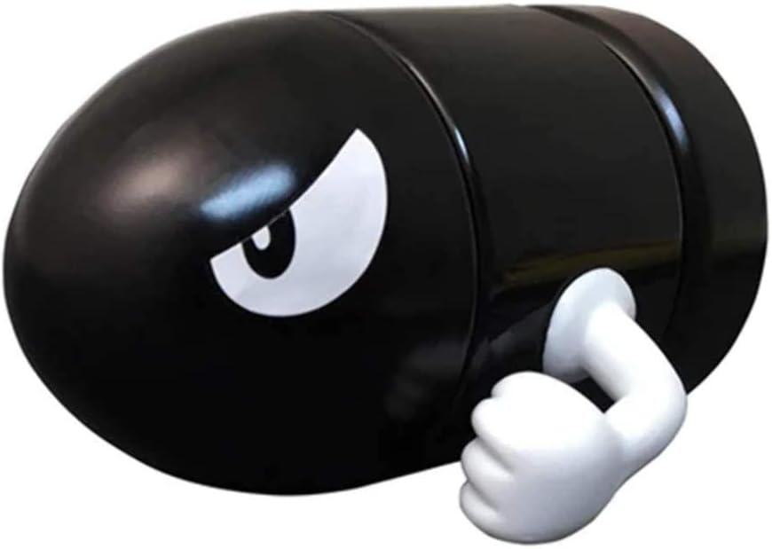 Bullet Bill Shaped Tin with Blue Raspberry Bill Shaped Candy