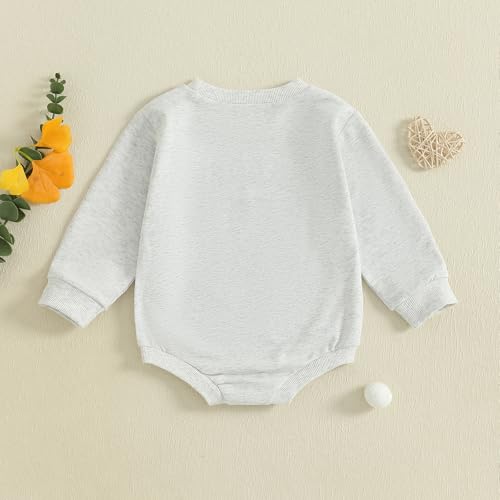 Baby Boy Fall Outfit Golf Letter Embroidery Bubble Romper Long Sleeve Bodysuit Newborn Baby Clothes4