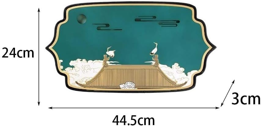 Tea Set Chinese Style Water Storage Copper Tea Tray Home Dry Brewing Table, Modern Tea Table Living Room Tea Tray Tea Tray Chinese Tea Set