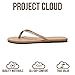Project Cloud Flip Flops for Women Footwear- Lightweight and Memory Foam Insole Sandals for Women 2026 - Durable Non-Slip Beach Essentials Flats for Women Sandals (Foundations, Taupe, 11)