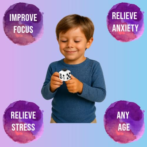 Fidget Gadget Toy – Premium Quality Stress Relief Cube Toy for Adults and Kids – Improve Focus, Relieve Anxiety, and Increase Productivity – Durable and Portable Design