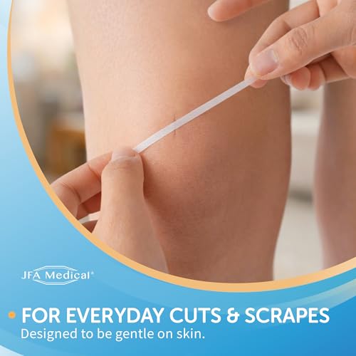 JFA Medical 250er Set Wundnahtstreifen-Strips/Klammerpflaster Nahtmaterial Wundverschluss-Streifen 3 x 75 mm