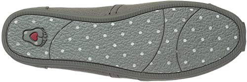Image of BOBS from Skechers Women's Bobs Plush-Peace and Love Flat, Charcoal, 7 W US