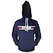 Produktbild Top Gun Offizielle Beunruhigte Logo Navy Hoodie Kapuzenpullover (XL)