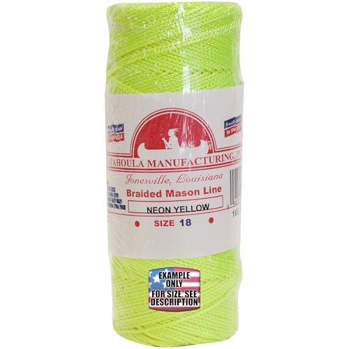 Mason Line, Nylon trenzado. Amarillo, 500 pies 3-Pack miniatura 1
