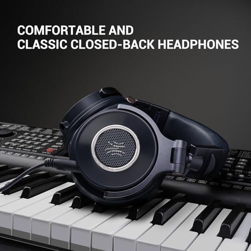Image of OneOdio Monitor 60 Professional Studio Headphones, Hi-Res Audio, Foldable Wired Over Ear Headphones, Soft Comfortable Earmuffs, 6.35mm (1 /4 inch) Adapter for DJ Tracking Mixing Reording
