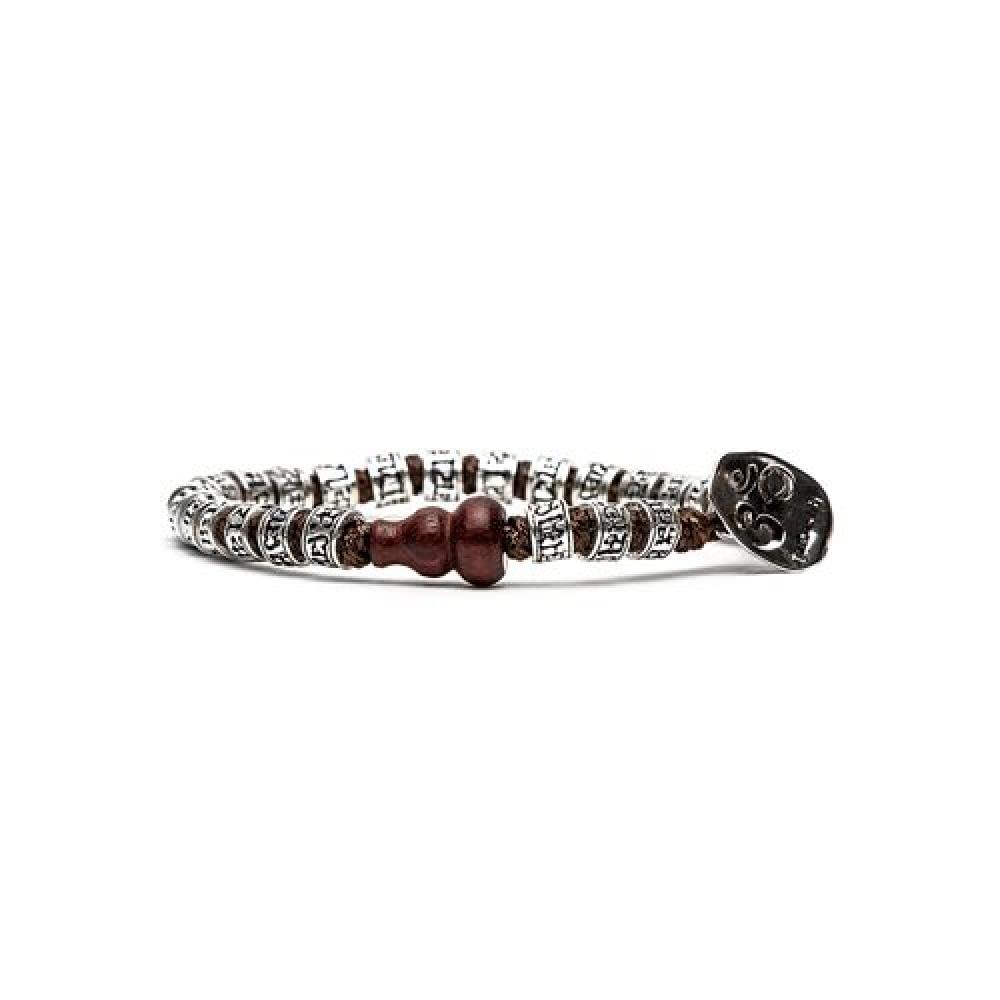 Tamashii Bracciale ruota della preghiera in argento BHS924-S4