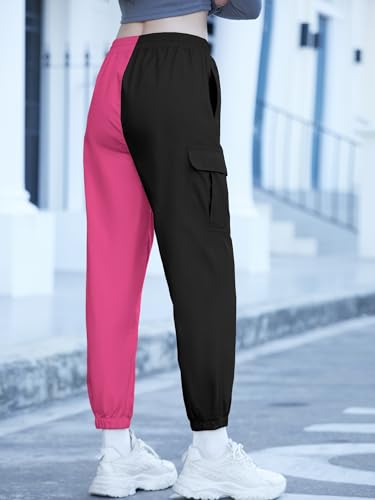Image of SANGTREE Girls & Womens Drawstring Cargo Jogger Pants,3 Years - Women 3XL
