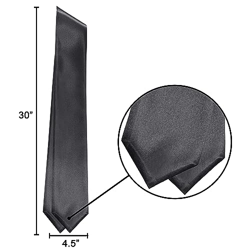 Image of Plain Graduation Stole Sash 60 Inch Unisex Adults Solid