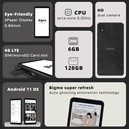 Bigme HiBreak Ink 5,84" Mobil 6+128G Android 11 Epaper