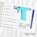 Glupez 50Pcs Ear Piercing Tool Reusable Ear Piercing Gun Kit Professional Beauty Kit Set Piercing Machine for Commercial or Home Use, Turquoise