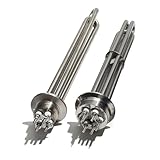 Calentador de caldera Tri Clmap TEN de 220 V 380 V con brida de 63 mm con tapa 3KW9KW12KW (tipo 2 380 V 3 KW)