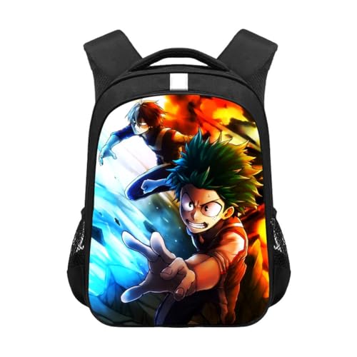 Tongyundacheng MHA - Mochila para niños y niñas, diseño de anime Deku Midoriya, Izuku, Bakugo, Katsuki, mochila escolar, mochila informal para estudiantes, mochila de viaje para laptop, Tipo 6,