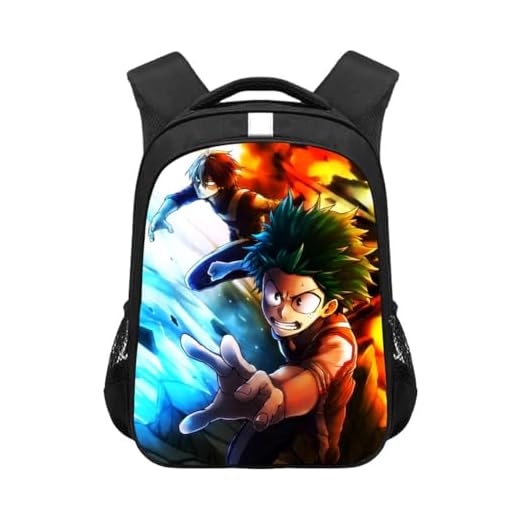 Tongyundacheng MHA - Mochila para niños y niñas, diseño de anime Deku Midoriya, Izuku, Bakugo, Katsuki, mochila escolar, mochila informal para estudiantes, mochila de viaje para laptop, Tipo 6,