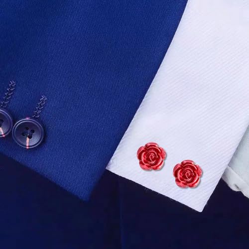 Image of 20 Pcs Enamel Rose Flowe Brooches Pins for Women Colorful Floral Brooch Flower Lapel Pin Badge Crafts Breastpin Jewelry Gift for Women Men Clothing Bags Backpacks Jackets Hat