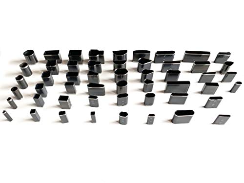 52 Shape Styles One Hole Hollow Punch Cutter Set, Punch for Leather, Leather Hole Punch Set for Handmade DIY Leather Craft Jewelry