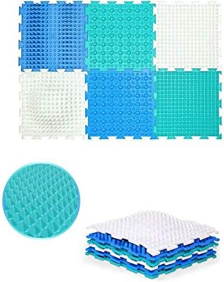 Iceberg Set of Module Massage Game Mats for Kids - Orthopedic Massage Puzzle Floor mats - Carpet