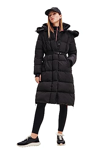 Manteau long Desigual Surrey matelassé pour femme