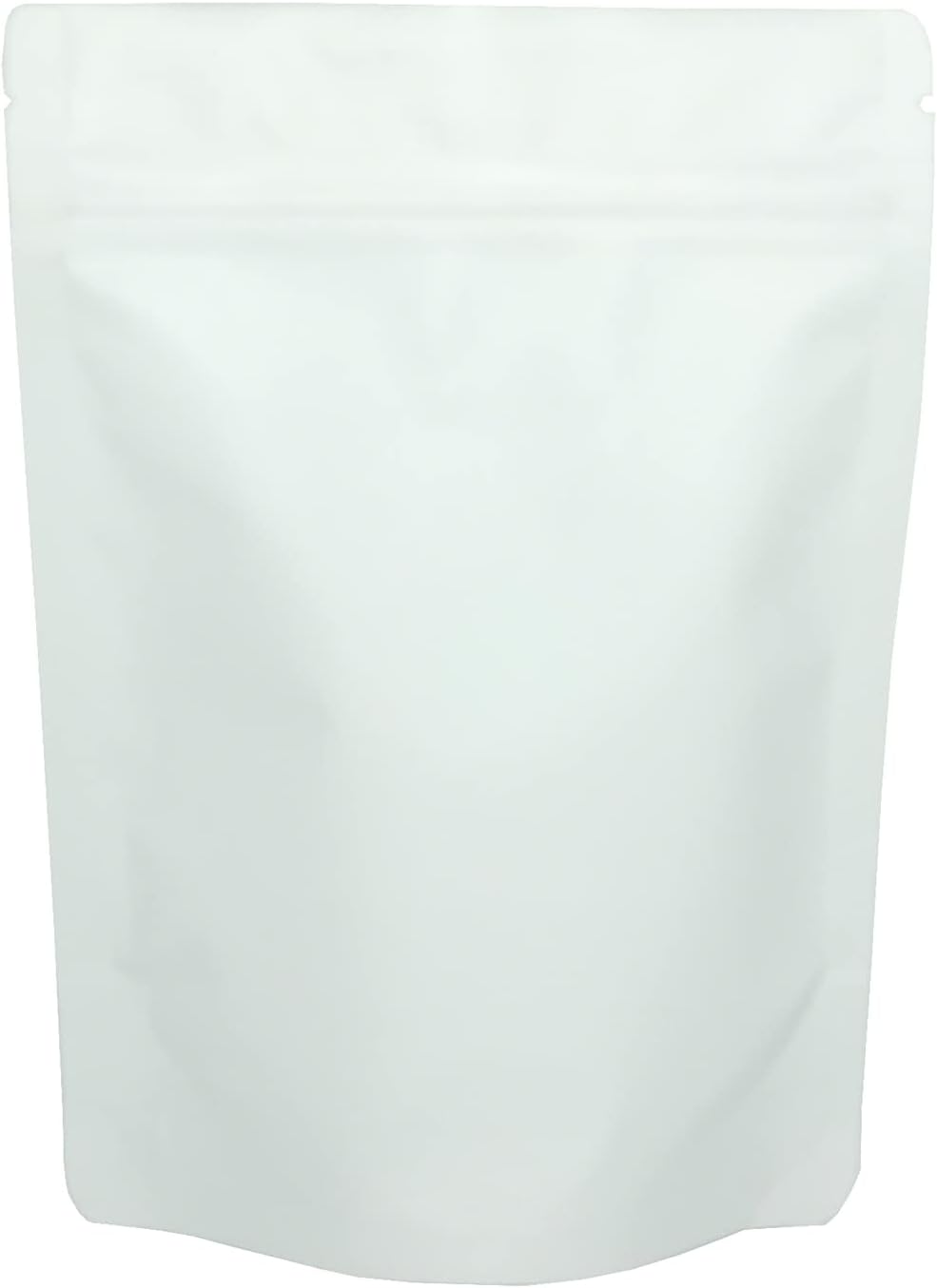 AQRICHFOX Matte White Resealable Food Storage Pouches Zip