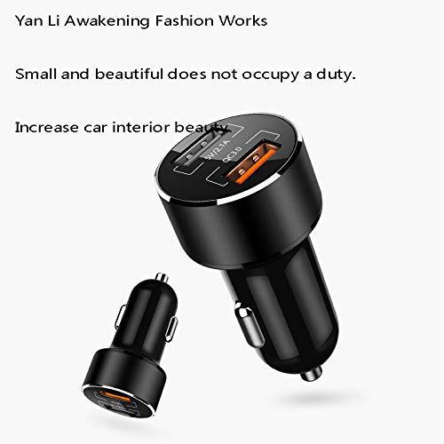 Caricabatteria da Auto, Caricabatterie Carica Rapida - Caricabatterie Telefono Auto -2USB - caricabatteria per Auto Veloce