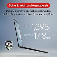 LG gram 17 17Z90TL-G.AU79G (17 Zoll) IPS Notebook, Intel Core Ultra 7 256V, 16GB RAM, 1TB SSD, Intel Arc 140V, federleicht (1,389 kg), gram AI, 77 Wh, Thunderbolt 4, Grau – Ansicht 3