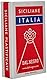 Dal Negro 10072 - Siziliane Italien regionale Spielkarten, Federmäppchen rot, 3 anni to 99 anni