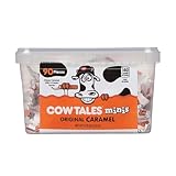 Goetze's Candy Vanilla Cow Tales Minis - 2.25 Pound Tub (36 Ounces) - Fresh from the Factory