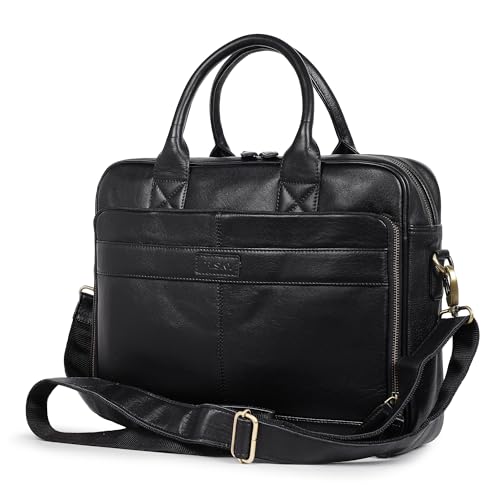 Bolso para Laptop de Cuero TRISKY miniatura 4