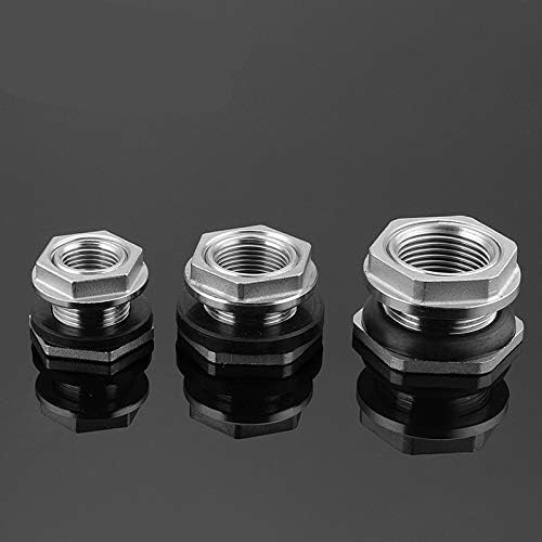 3/4" 1" 1-1/4" 1-1/2"BSP Female Thread 304 Stainless Steel Pipe Single Loose Key Swivel Fitting Nut Water Tank Jointer Connector - (Thread Specification: 1-1/2")