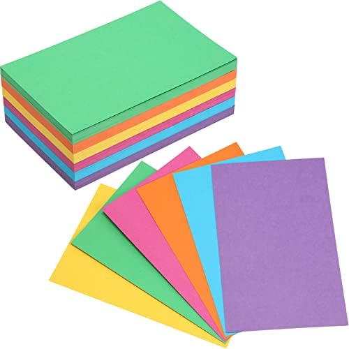 Amazon Basics Ruled Index Flash Cards, Assorted Neon