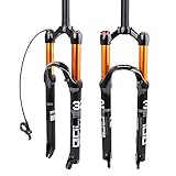 BOLANY Bike Suspension Fork MTB Bicycle Magnesium Alloy Suspension Front Fork 26/27.5/29 inch, 120mm...