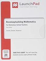 LaunchPad for Sowder's Reconceptualizing Mathematics (4-Term Access) 1464193843 Book Cover