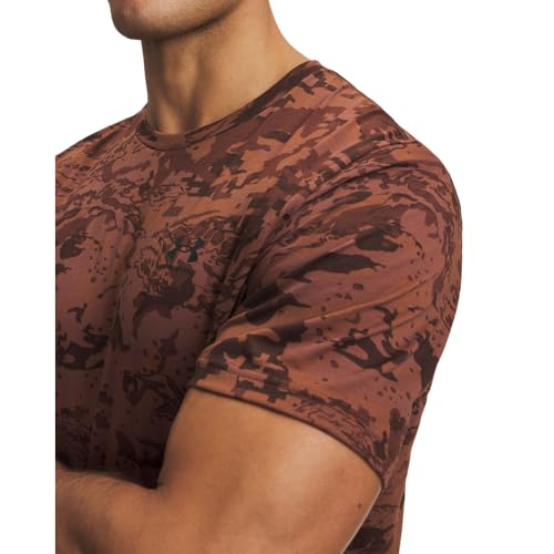 Image of Under Armour Men's ABC Camo Short-Sleeve T-Shirt | Super soft cotton /polyester mix. With camo pattern, crew neck and logo on the left chest.