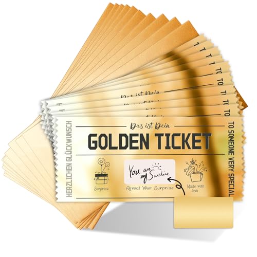 Tarjetas doradas para rascar personalizables en pack de 10 unidades para escribir mensajes