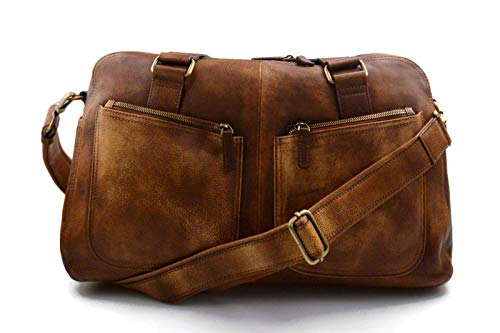 Sac de voyage marron en cuir lavé pour remplacer vos valises
