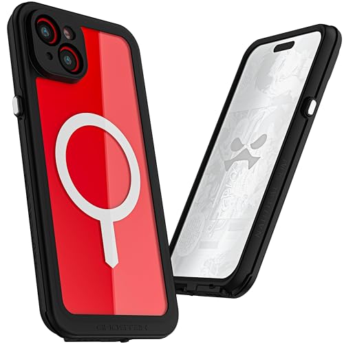 Coque étanche iPhone 15 Plus Ghostek Nautique Fine MagSafe transparente