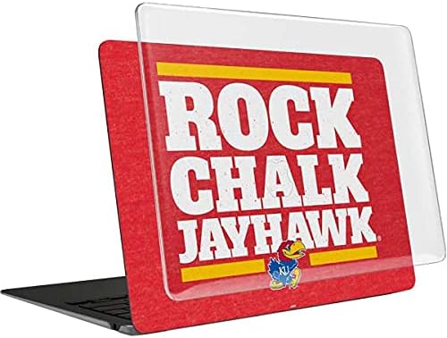 Skinit Case + Skin Compatible with MacBook Air 13in (2020) - Officially Licensed Kansas?Rock Chalk Jayhawk Design