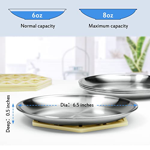 Harhana H0015 Stainless Steel Cat Dishes For Food And Water Bowls thumb #3