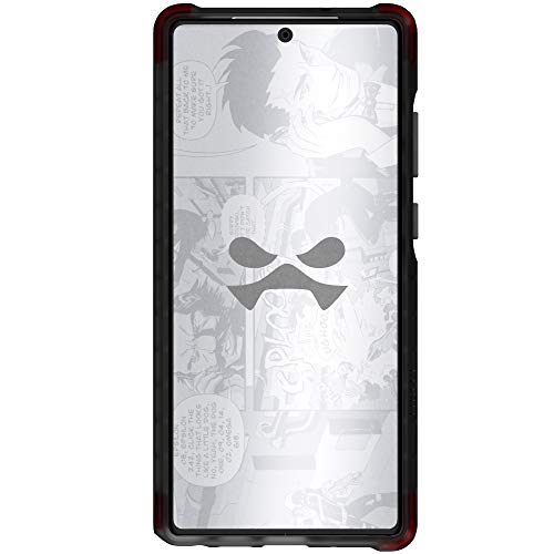 Image of Ghostek Covert Galaxy Note 20 Clear Case with Kickstand and Secure Hand Grip Bumper Super Thin Slim Fit Design and Wireless Charging Compatible Cover for 2020 Galaxy Note20 5G (6.7 Inch) - (Smoke)
