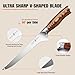 Imagen de TUO Cuchillo de Deshuesar 18cm Cuchillo de Pescado Flexible Cuchillo para la Carne Cuchillo de Cocina Alemán de Acero Inoxidable-Fiery Phoenix Series