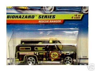 Mattel Hot Wheels 1998 1:64 Scale Biohazard Series Black Res