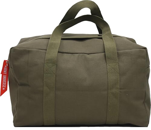 Tactical Parachute Cargo Bag SMALL Cotton Canvas Carry Bag, 19