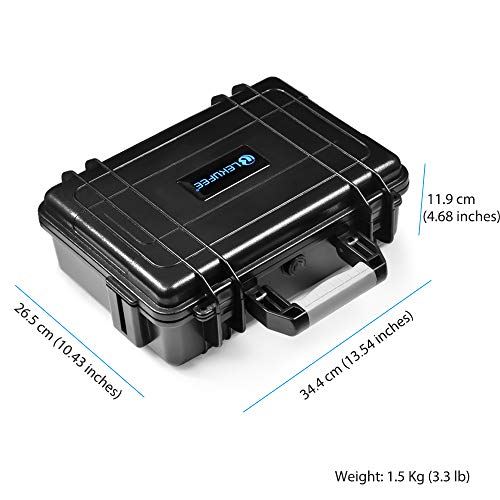 Lekufee Waterproof Hard Pistol Case For 2 Handguns And More Accessories (Case Only) #TOP3